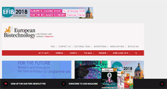 Desktop Screenshot of european-biotechnology.com