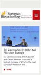 Mobile Screenshot of european-biotechnology.com